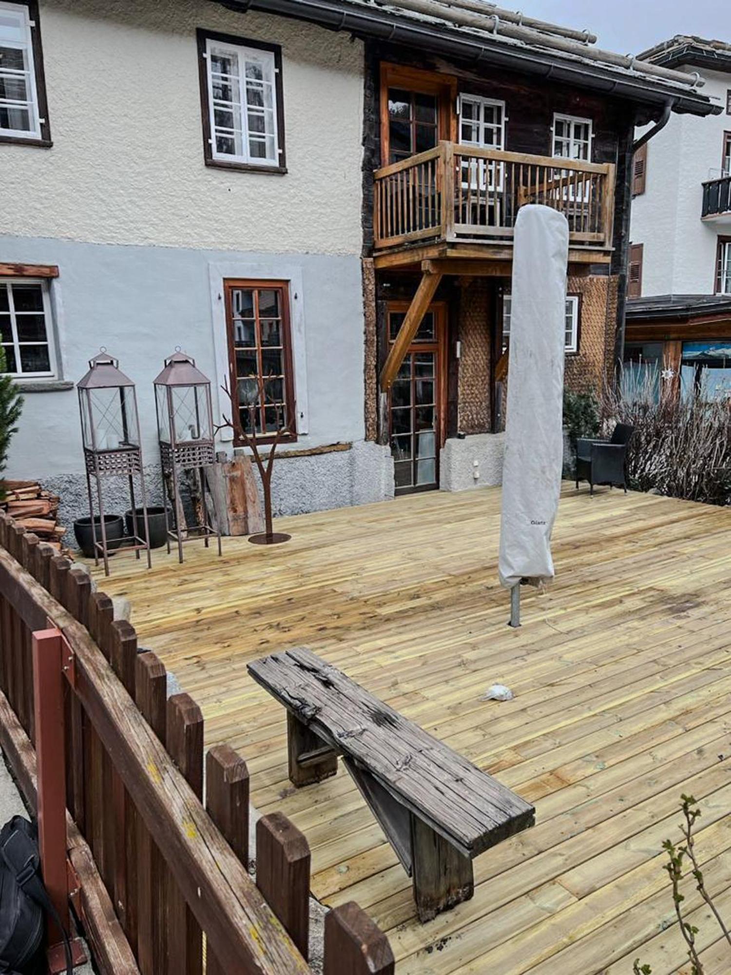 Alte Post Saas-Fee Leilighet Eksteriør bilde